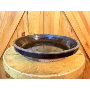 Vintage COOK RITE 10" Stoneware Pie Plate (6698)